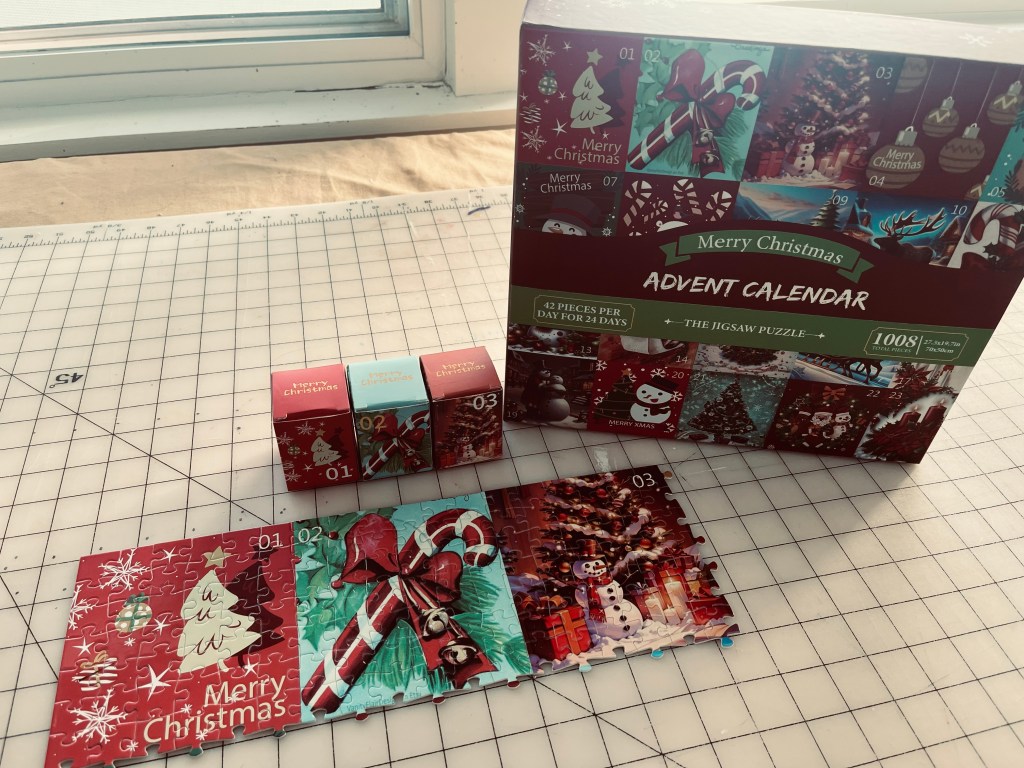 Advent jig saw puzzle